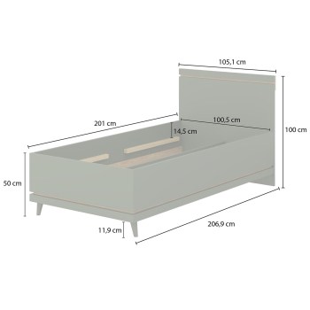 Łóżko 100x200 CANDIS 34