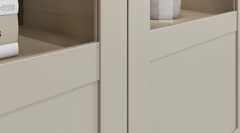 Witryna lewa TEVORA EV05 beż jasny / dąb dunin 