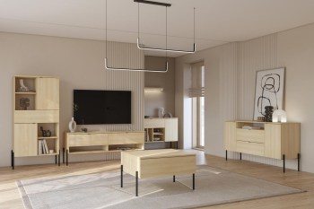 Meble do salonu DORE 1 dąb lindberg