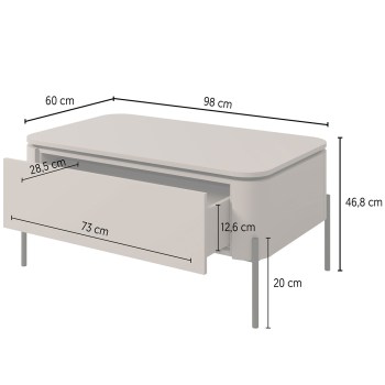 Stolik kawowy ELBO 99 congo