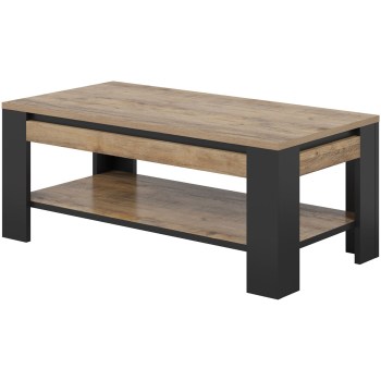 Stolik kawowy TRUDO 99 dąb samdal / czarny