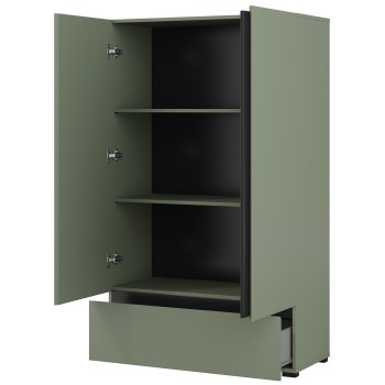 Szafa uchylna z szufladą CROSI 38 wnętrze