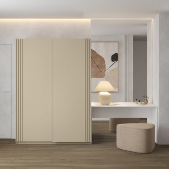 Szafa przesuwna 150 IVAN 15 beż jasny