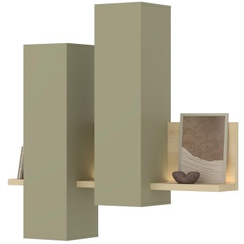 Witryna wisząca TABO BT04 dąb lindberg / eukaliptus