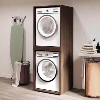 Zabudowa na pralkę / suszarkę ZAZA 61 orzech villa