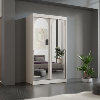 Szafa przesuwna 120 MOGI kaszmir + czarny