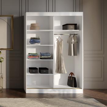 Szafa przesuwna 150 MOGI biała