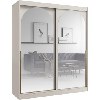 Szafa przesuwna 180 MOGI kaszmir + złoty