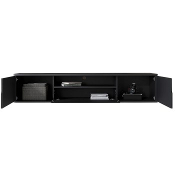 Komoda RTV RADIUS 180 czarny