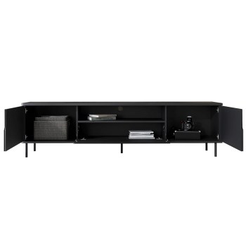 Komoda RTV RADIUS 180NC czarny