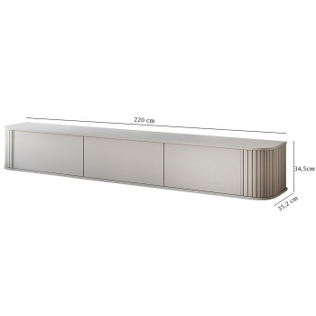 Komoda RTV 220 2K ZENO kaszmir