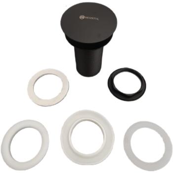 Korek do umywalki KLIK 40mm czarny