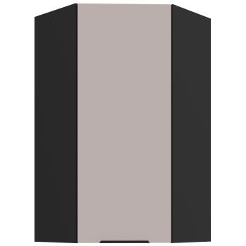 Szafka górna narożna 60 SILVIA 66 czarny / kaszmir