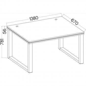Wymiary: Biurko MALTIS MT18