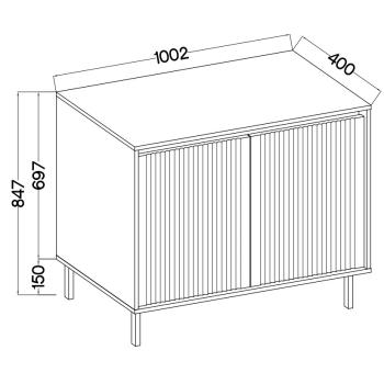 Wymiary: Komoda SEOUL 01