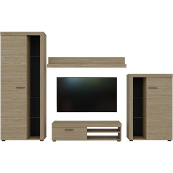 Meblościanka RODOS dąb olejowany