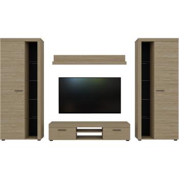 Meblościanka RODOS XL dąb olejowany