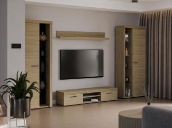 Meblościanka RODOS XL dąb olejowany