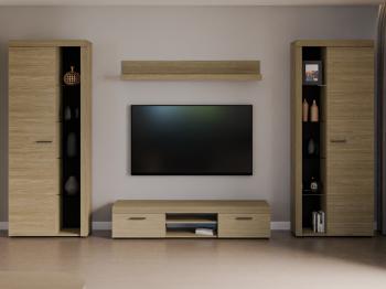 Meblościanka RODOS XL dąb olejowany