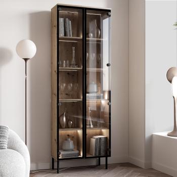 Witryna stojąca FIGO 04 dąb artisan