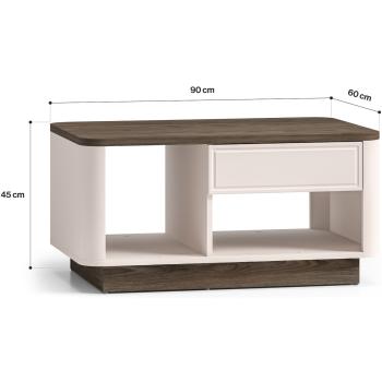 Wymiary: Ława BORS 06