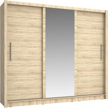 Szafa przesuwna z lustrem 248 BAKI 13 dąb sonoma
