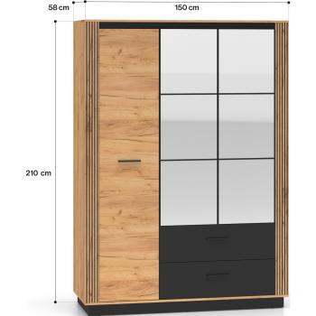 Wymiary: Szafa z lustrem URSA 02