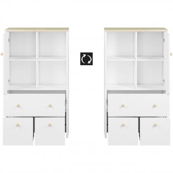 Uniwersalny montaż drzwi: Komoda CESAR CS08