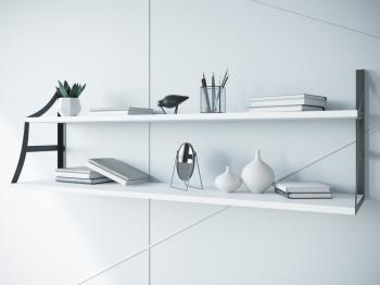 Półka JULIA DUO 138cm biały