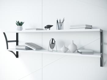 Półka JULIA DUO 138cm biały