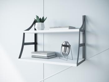 Półka JULIA DUO 60cm biały