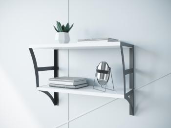 Półka JULIA DUO 60cm biały