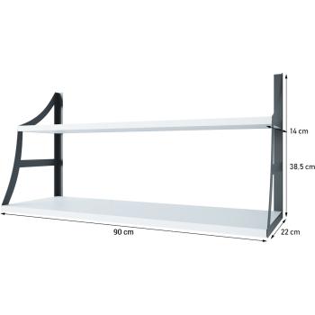 Wymiary: Półka JULIA DUO 90cm