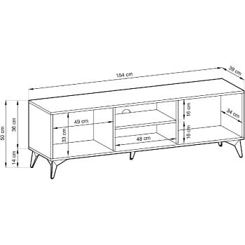 Wymiary: Szafka RTV DIAMOND 01