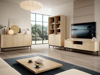 Meble ALSTREMO dąb linea