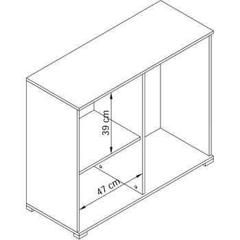 Wymiary: Komoda SIM 100