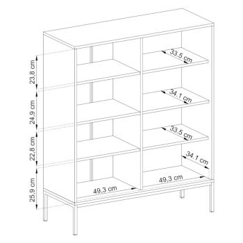 Wymiary: Komoda MONO 03 