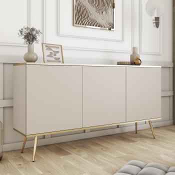 Komoda ARA K160 beż + złoty