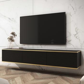 Szafka RTV ORO MDF 175 czarny