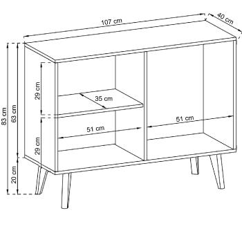 Wymiary: Komoda PRIMO 07
