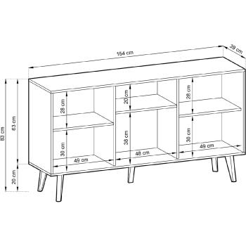 Wymiary: Komoda WILLOW 04