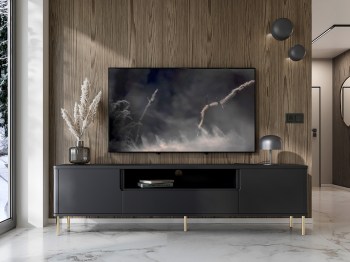 Komoda RTV RADIUS 180NZ czarny