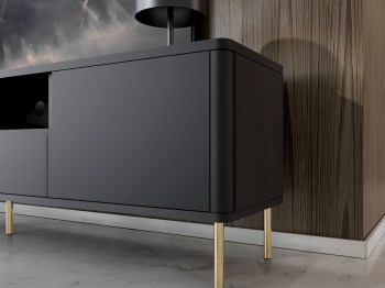 Komoda RTV RADIUS 180NZ czarny