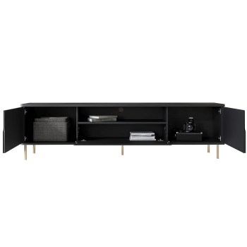 Komoda RTV RADIUS 180NZ czarny