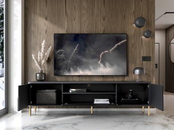 Komoda RTV RADIUS 180NZ czarny
