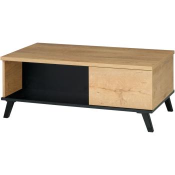 Stolik kawowy JOHNNY JH8 dąb lefkas / czarny