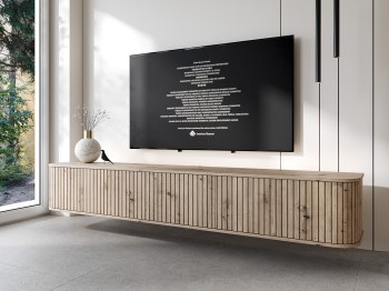 Komoda RTV wisząca ZYLIO 215 Dąb Artisan 