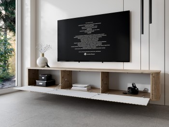 Komoda RTV wisząca ZYLIO 215 Dąb Artisan 