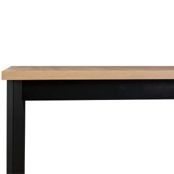 Stół DS27 80x140/180 artisan laminat / czarny