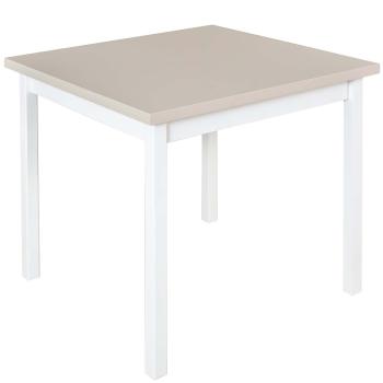 Stół DS9 80x80 kaszmir laminat / biały